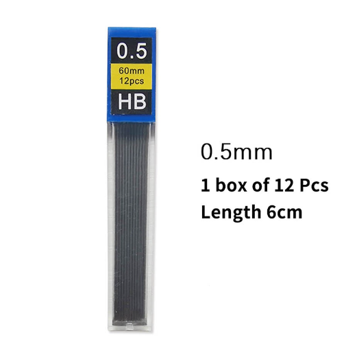 Matita meccanica professionale in metallo per schizzi 0,3/0,5/0,7/0,9/1,3/2,0/3,0 mm