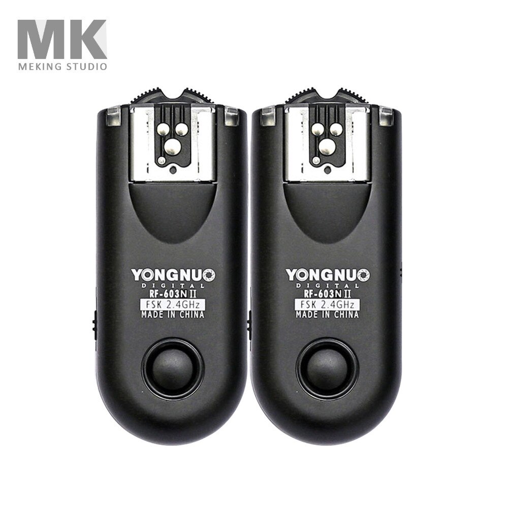 Yongnuo RF-603 II N3 Flash trigger RF603 Ontspanknop Remote tranceiver voor Nikon D90 D600 D7100 D5100 D3100 D3000 YN-560IV