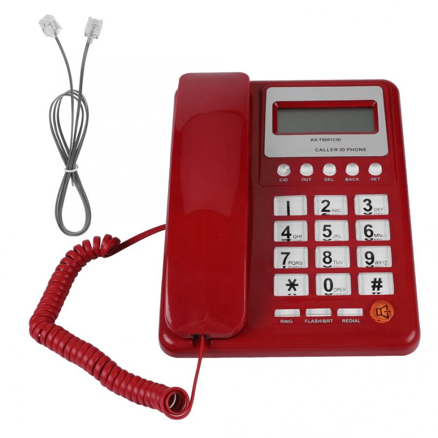 KX-T800 Telephone Home Hotel Wired Corded Telephone Desktop Phone Office Landline Fixed Telephone Caller ID: Default Title