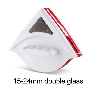 Double Side Glass Washer Brush Window Wiper Clean Surface Home Bathroom Kitchen Cleaner Handheld Magnetic Window Cleaner Tool: double glass