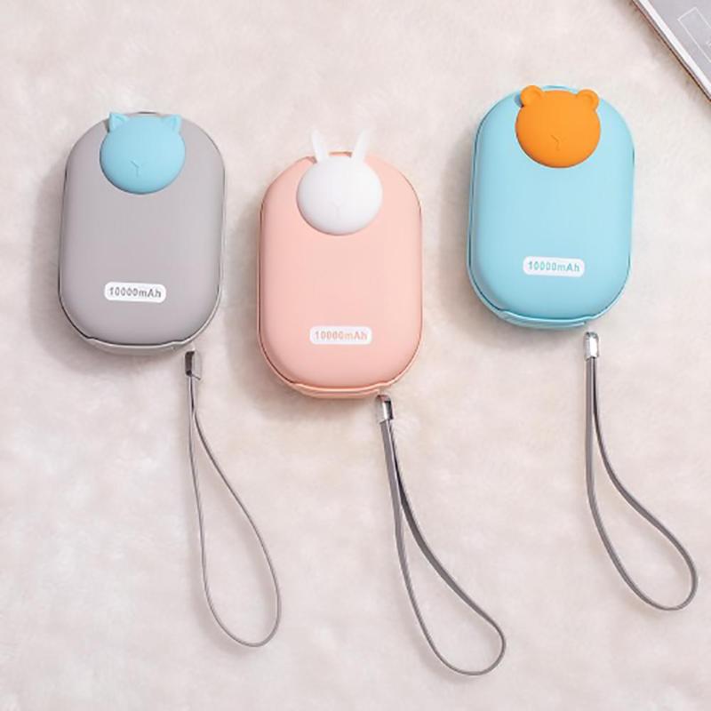 5000mAh Winter Pocket Warme Kachel Mini USB Oplaadbare Handwarmer Power Bank 48-52 Graden Automatische Aanpassing Kleine