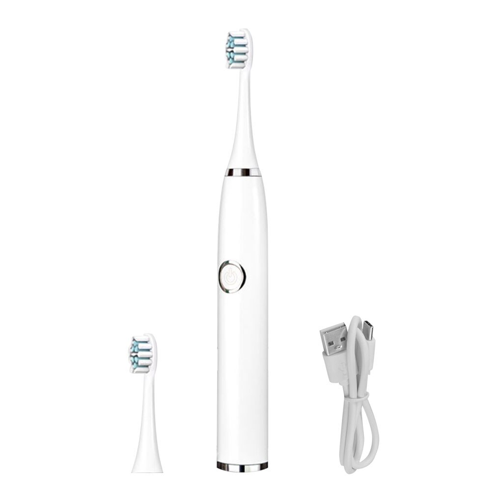 Super Sonic Electric Toothbrushes for Adults Kid Smart Timer Whitening Toothbrush IPX7 Waterproof Replaceable AA Battery Version: Charger Version A