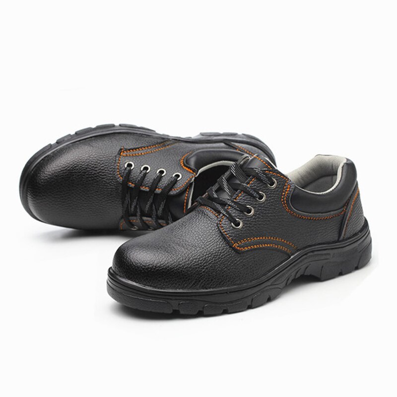 Zapatos a prueba de trabajo para hombre, zapatos de trabajo transpirables Con parte inferior de goma antigolpes, resistentes al desgaste, calzado de seguridad resistente al ácido y al aceite
