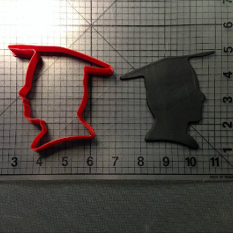 Specialfremstillet 3d udskårne kageudstikker sæt studentereksamen hat og model fondant kage top kage udstikker kage dekorationsværktøj