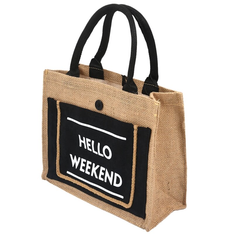 Luxuriöse leinenhandtasche mit großem fassungsvermöGen, lässige schultertasche für damen, alltagshandtasche