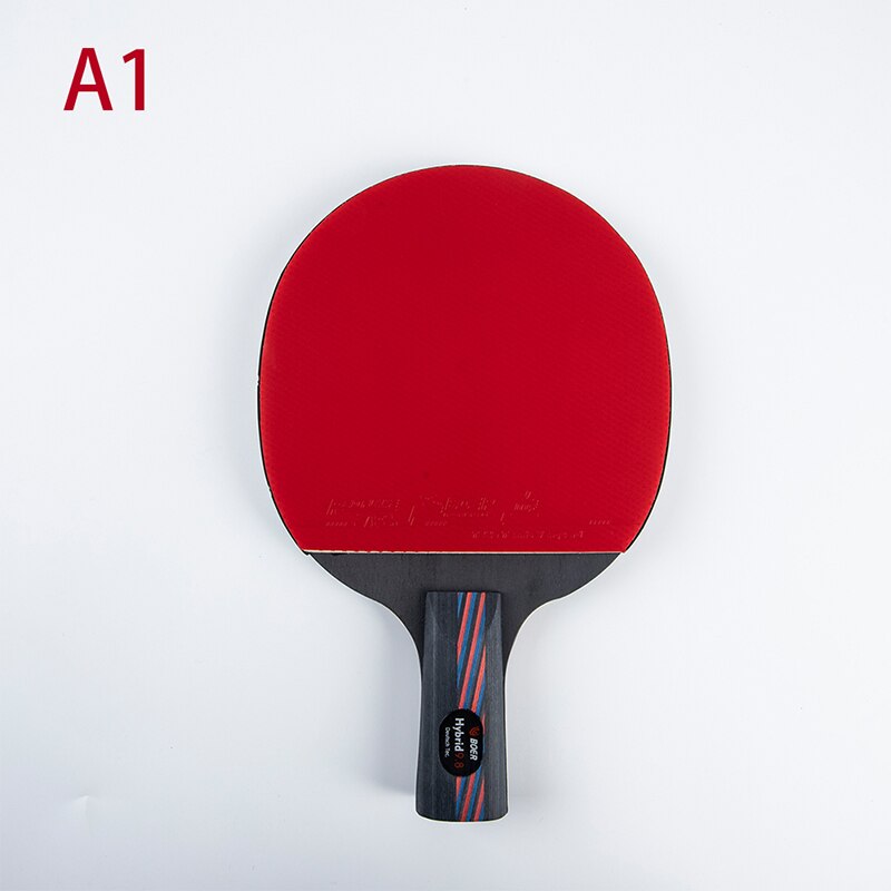 Professionele Racket Voor Ping Pong 6 Sterren Rubber Nano-Carbon Racket Voor Tafeltennis Gummy Toner Lijm Voor Ping pong Training: A1