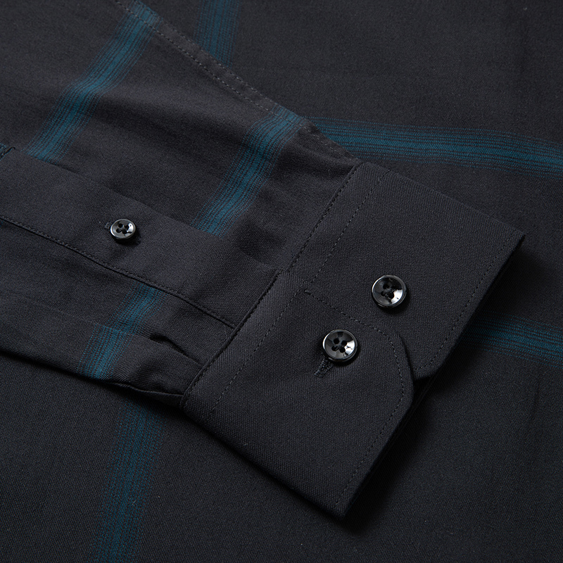 8XL Plus size Men's Regular-fit Long Sleeve Stretch Shirt Formal Business Office/Working Wear Bamboo Fiber Basics Dress Shirts