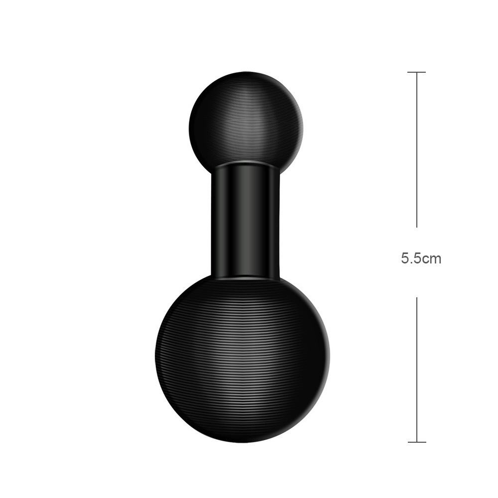 Bola de 1 pulgadas para reposacabezas de coche, soporte para GPS con cabeza de bola, Base de 10mm para motocicleta GoPro Yi Insta360, accesorios para teléfono con cámara: Naranja # ff6600
