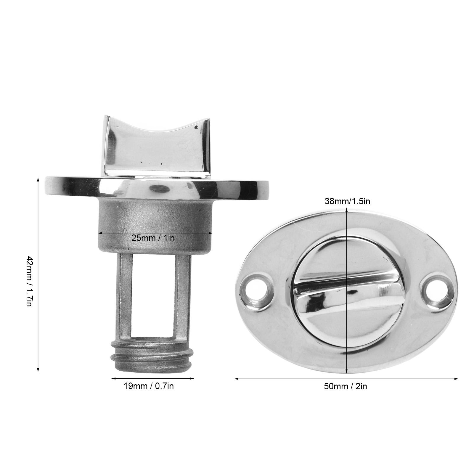 Marine Ablass schraube 1 Zoll Edelstahls ch raube Boots ablass ventil mit O-Ring-Unter leg scheibe zum Austausch