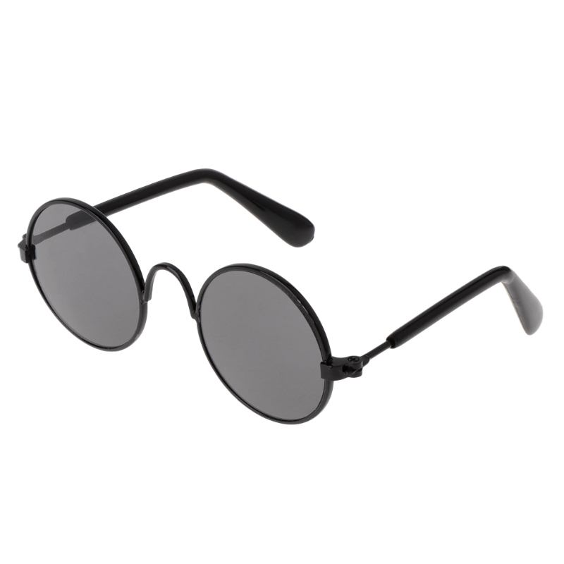 Gafas de sol redondas para mascotas, accesorios divertidos de para perros y gatos, productos de suministro: Color 1