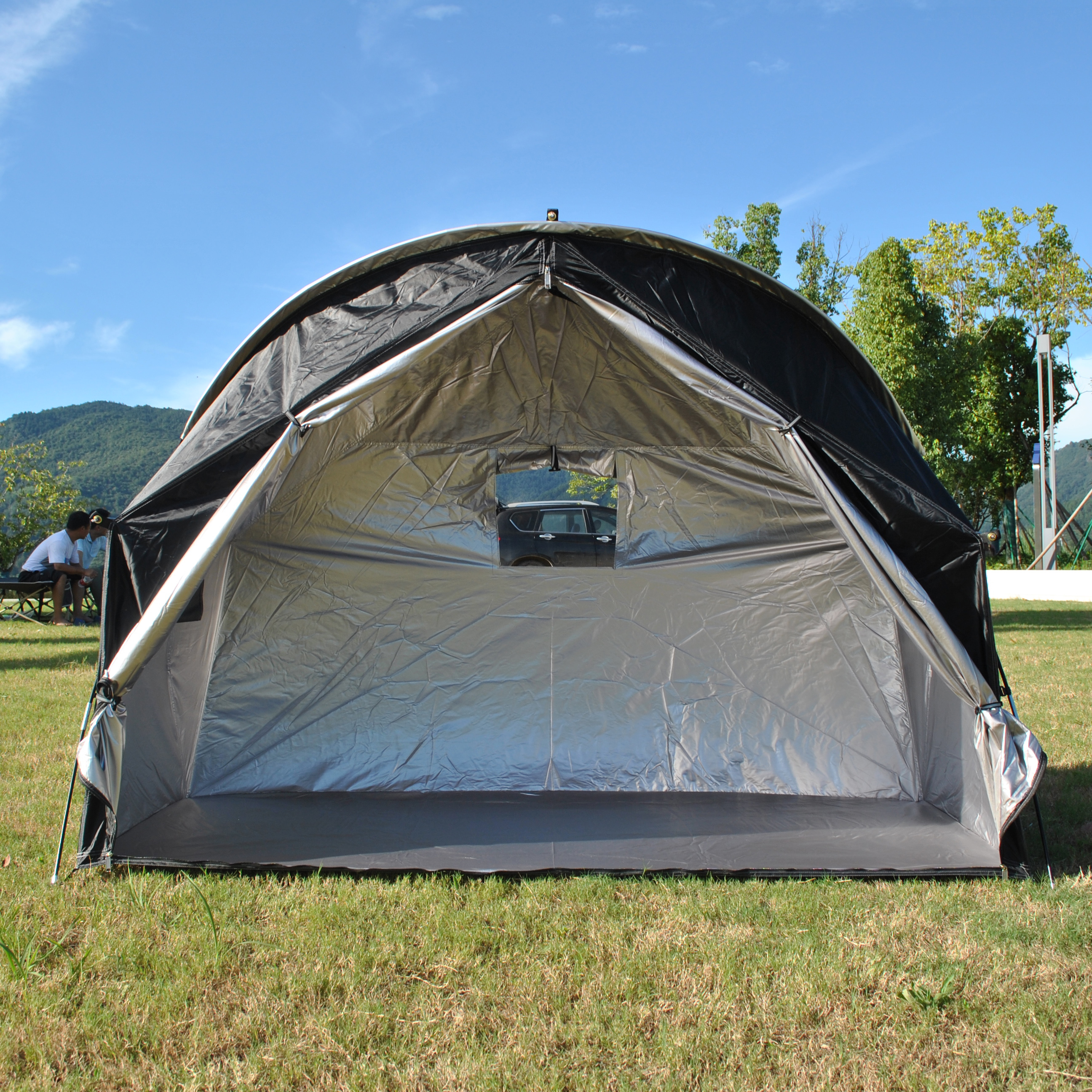 Durable Camping Tent, Outdoor Tent not include Bed, 1 Person Tent, Cot Tents with Silver Coating, Waterproof PU4000