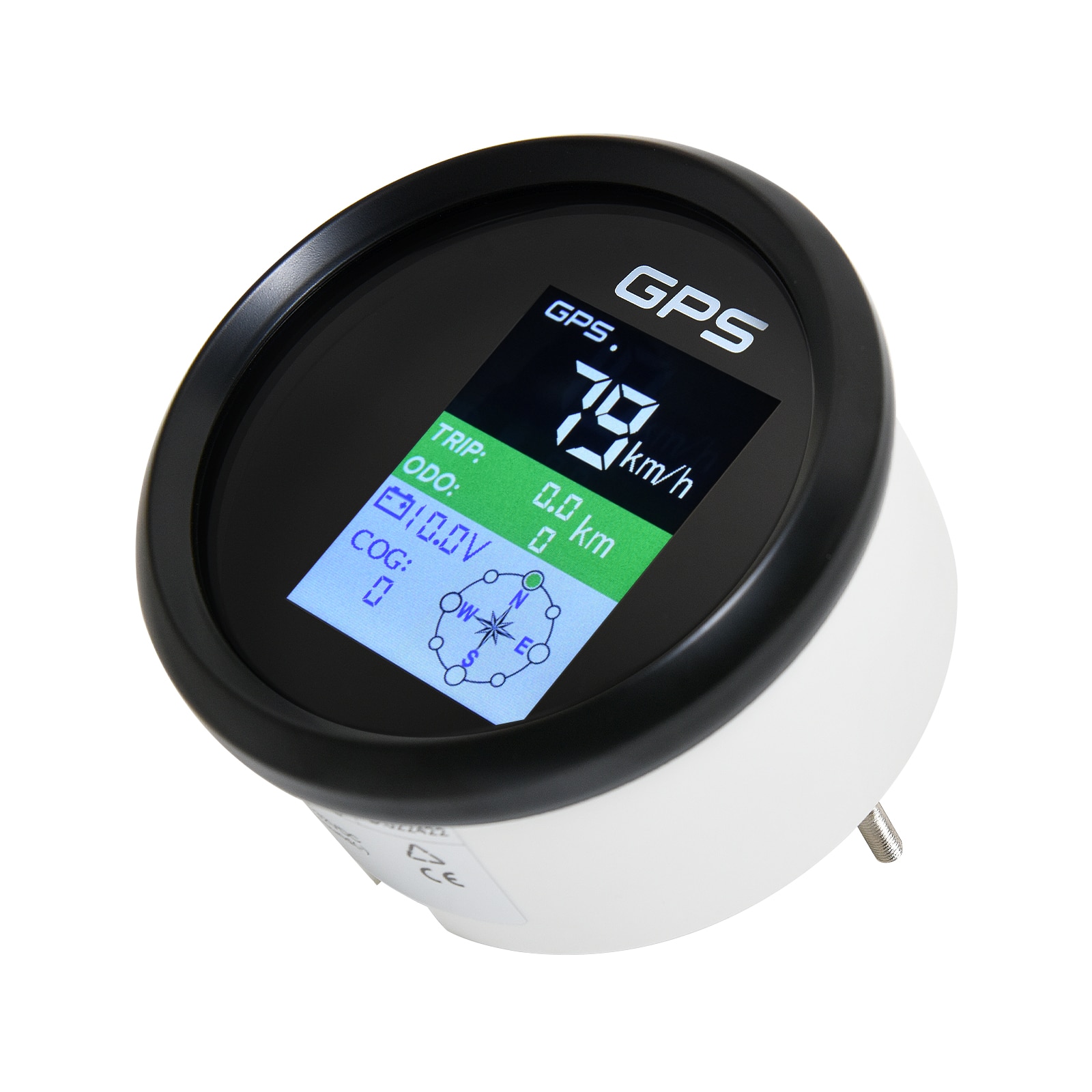 HD 85mm GPS Speedometer + GPS Antenna Sensor Odometer Adjustable Trip ODO COG TFT Screen Speed Gauges For Motor Yacht Boat Car