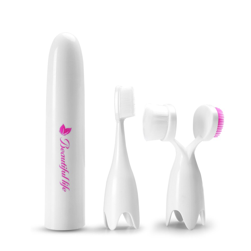 Neue Elektrische Zahnbürste Vibration Auge Massagegerät Silizium Gesichts Tiefe Reinigung Pinsel Elektrische Vibrieren Massage Sauber Schönheit Gerät