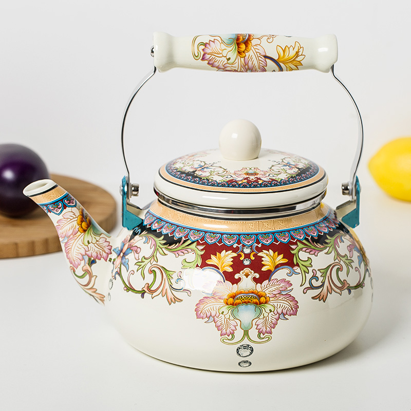 2.4L Speciale Porselein Emaille Waterkoker Waterfles Traditionele Chinese Geneeskunde