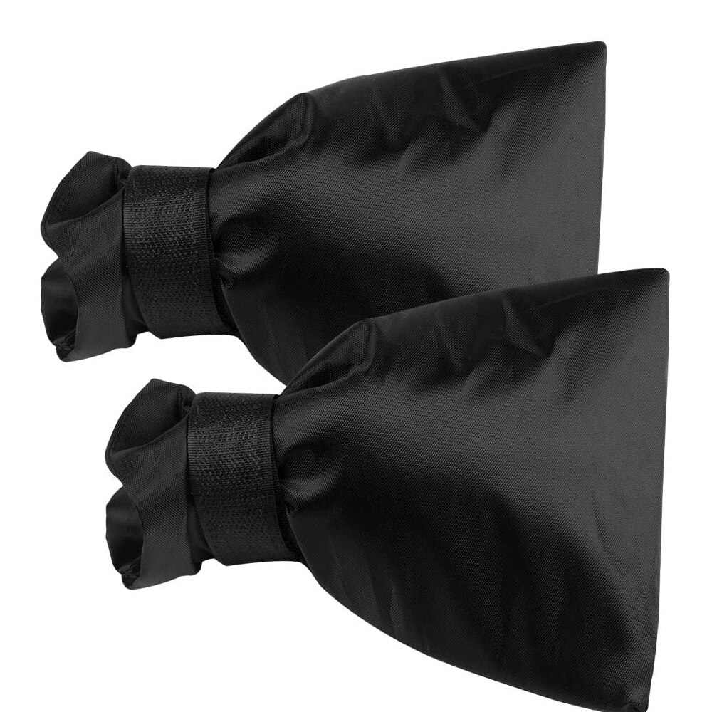 Antifreeze Protective Cover Outdoor Faucet Cover Anti-Freeze Hose Bib Water Faucet Frost Protector Winter Saving Tap D30: Black 22x18CM