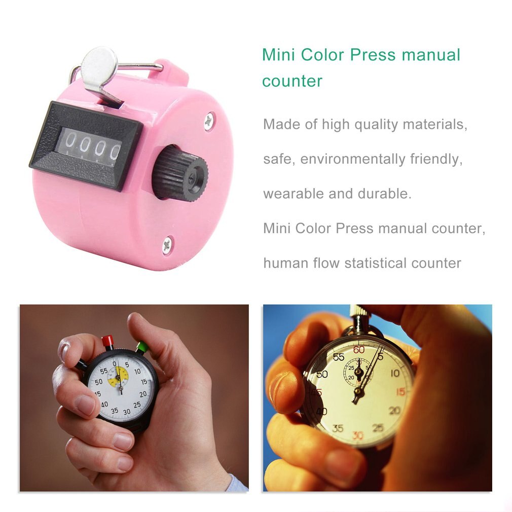 Mechanical Golf Clicker Manual Counter Handheld Counting Count Number Tally Counter Machinery Manual Counter