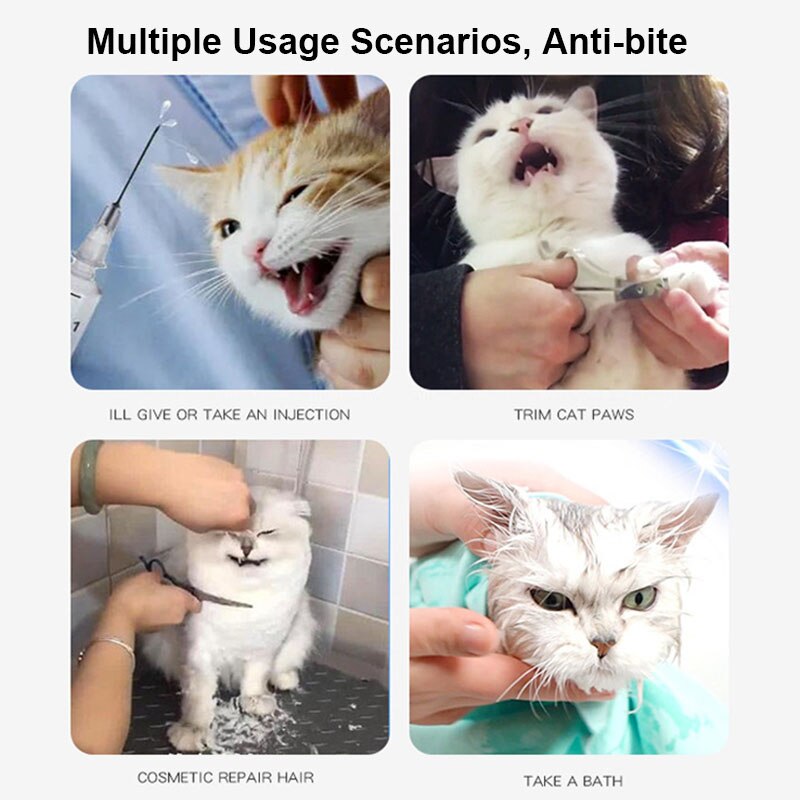 Ademend Kat Snuit Masker Anti-Bite Kat Grooming Bad Levert Beauty Reizen Tool Voor Pet Puppy Katten Accessoires Benodigdheden