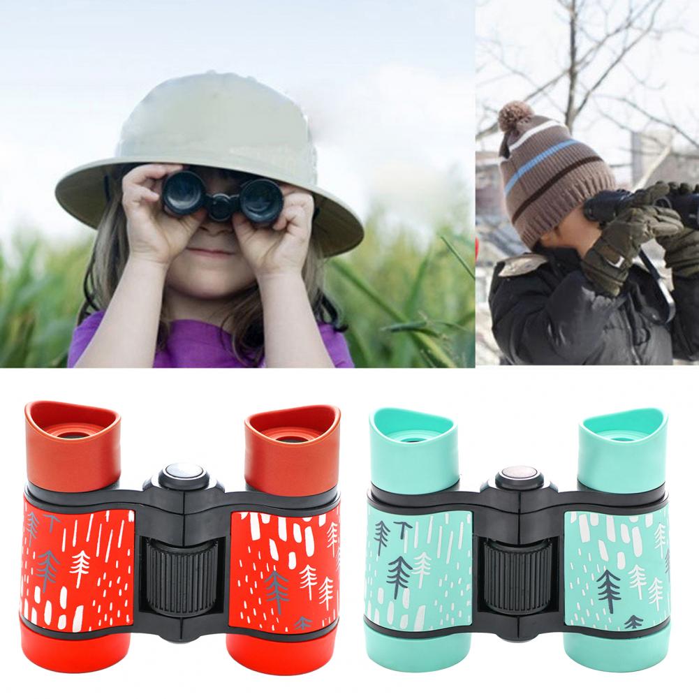 Kids Telescoop Verrekijker 4X30 Telescoop Rubber Draagbare Educatief Telescoop Vogels Kijken Vouwen Optics Telescoop