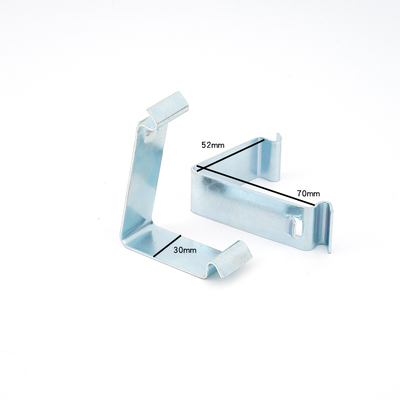 20Pcs Reusable Spring Steel Clip For Wooden Crates Matte Black Galvanized Quick Clamp: Silver