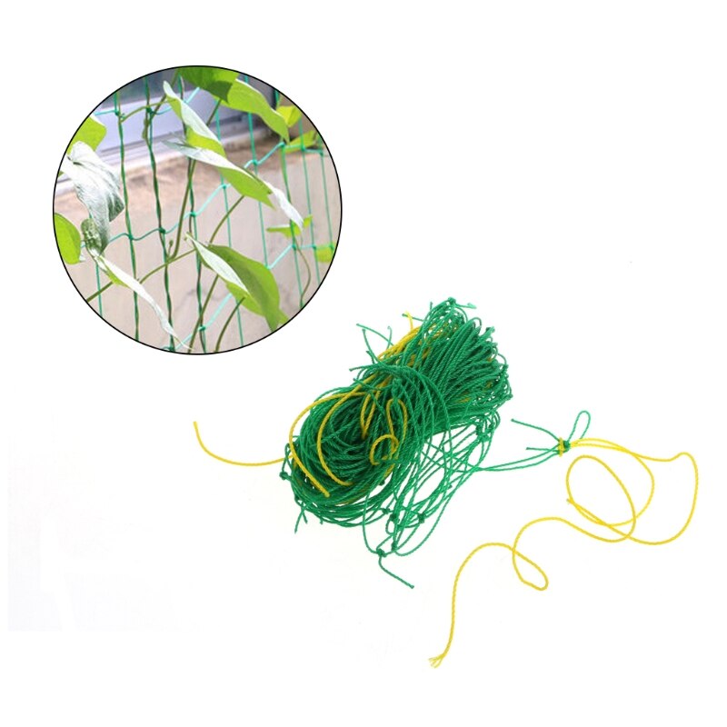 Hage grønn nylon espalier netting støtte klatring bønne planter gar vokse gjerde