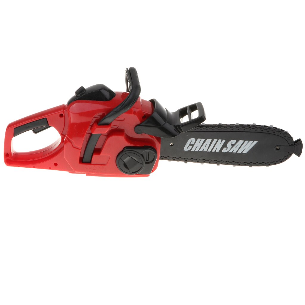 Children Chainsaw Playset Tool With / Realistic Sounds Yard Work Toy 40x16cm