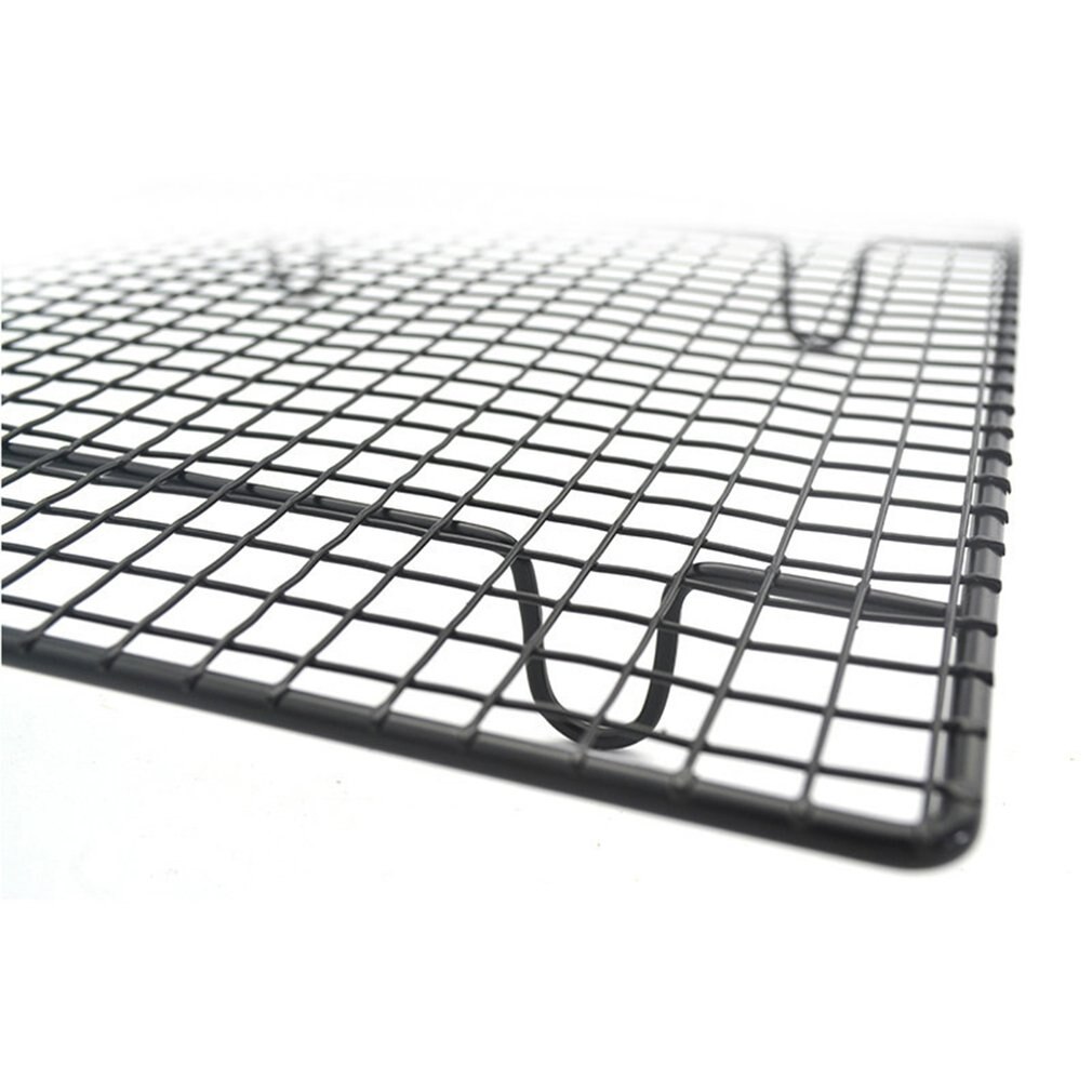 Stainless Steel Wire Grid Cooling Cake Food Rack Oven Safe Kitchen Baking Pizza Bread Barbecue Holder Shelf