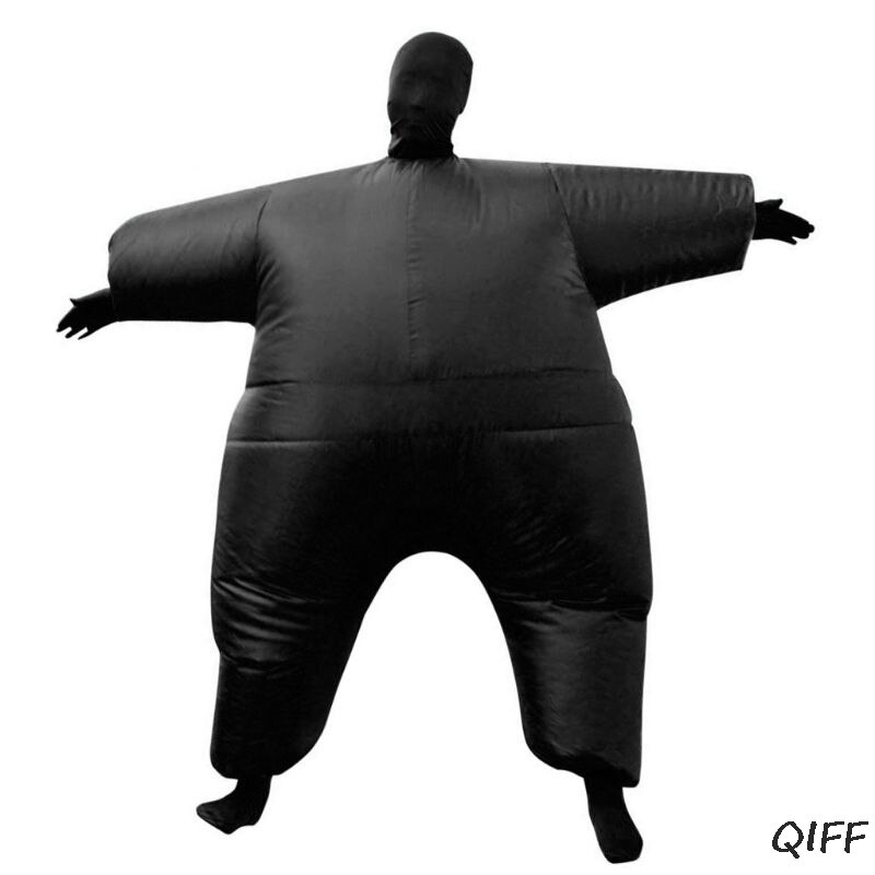Inflatable Full Body Jumpsuit Cosplay Costume Adults Christmas Blowup Outfits F3ME: BK