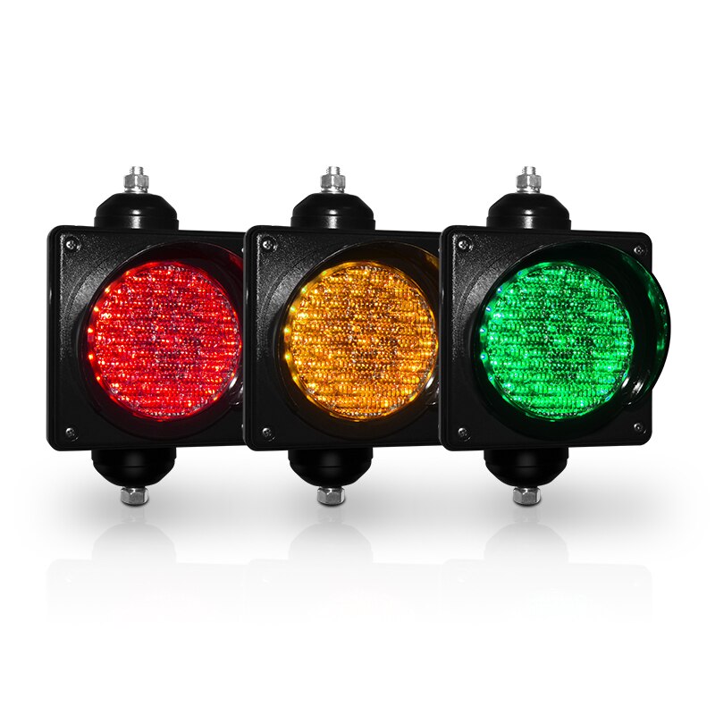 Single Unit 100Mm Rood Geel Groen Kleur Led Verkeerslichten