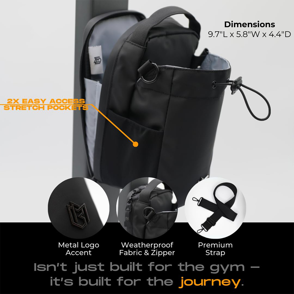 Magnetische Flaschen-Schultertasche für Damen und Herren, magnetische Sporttasche für Reisen, Arbeit, Sport, halten Ihre Gegenstände ab dem schmutzigen Fitnessstudio-Boden