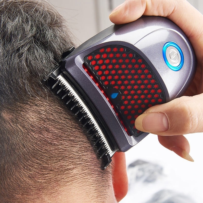 Mannen Bald Head Tondeuse Snelkoppeling Self-Haircutting Hulpmiddel Tondeuse Draadloze Oplaadbare Scheerapparaat Scheren Machine Met 9 Com