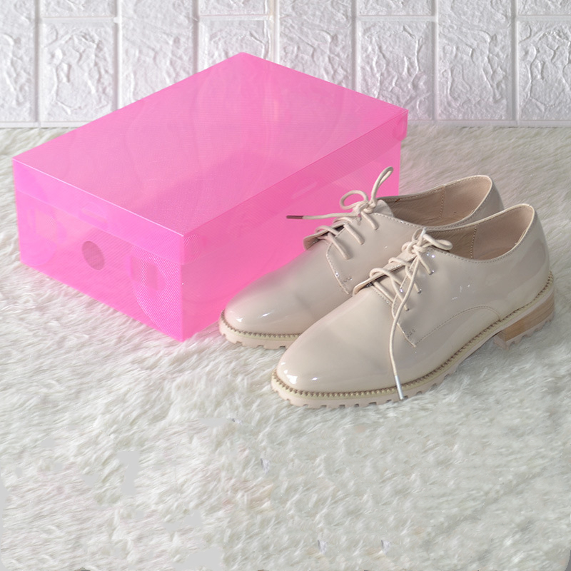 Dust-proof Stackable Flip Drawer Shoes Box Storage Container Foldable Box Cabinet Closet Stand Storage Rack Box for Home