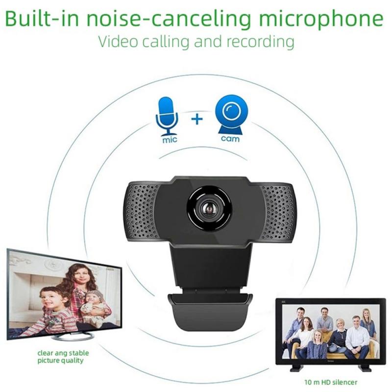 1080P HD 720P 480P Web Camera Webcam USB2.0 Video Call With Mic For Computer PC Laptop For Video Conferencing Netmeeting