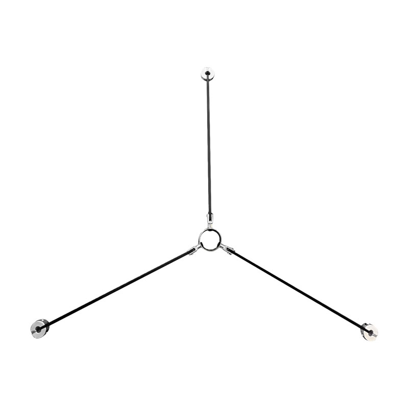 Tripod Floor Guide Star Foldable Stabilizer Surveying Tripod Prism Pole For Total Station