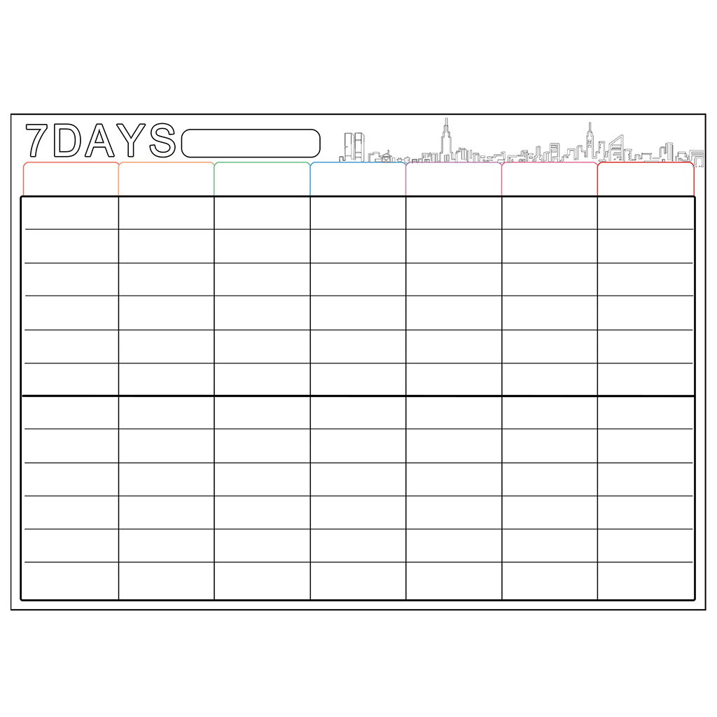 A3 Magnetische Wekelijkse & Maandelijkse Planner Whiteboard Magneet Flexibele Dagelijks Bericht Tekening Koelkast Bulletin White Board: 07