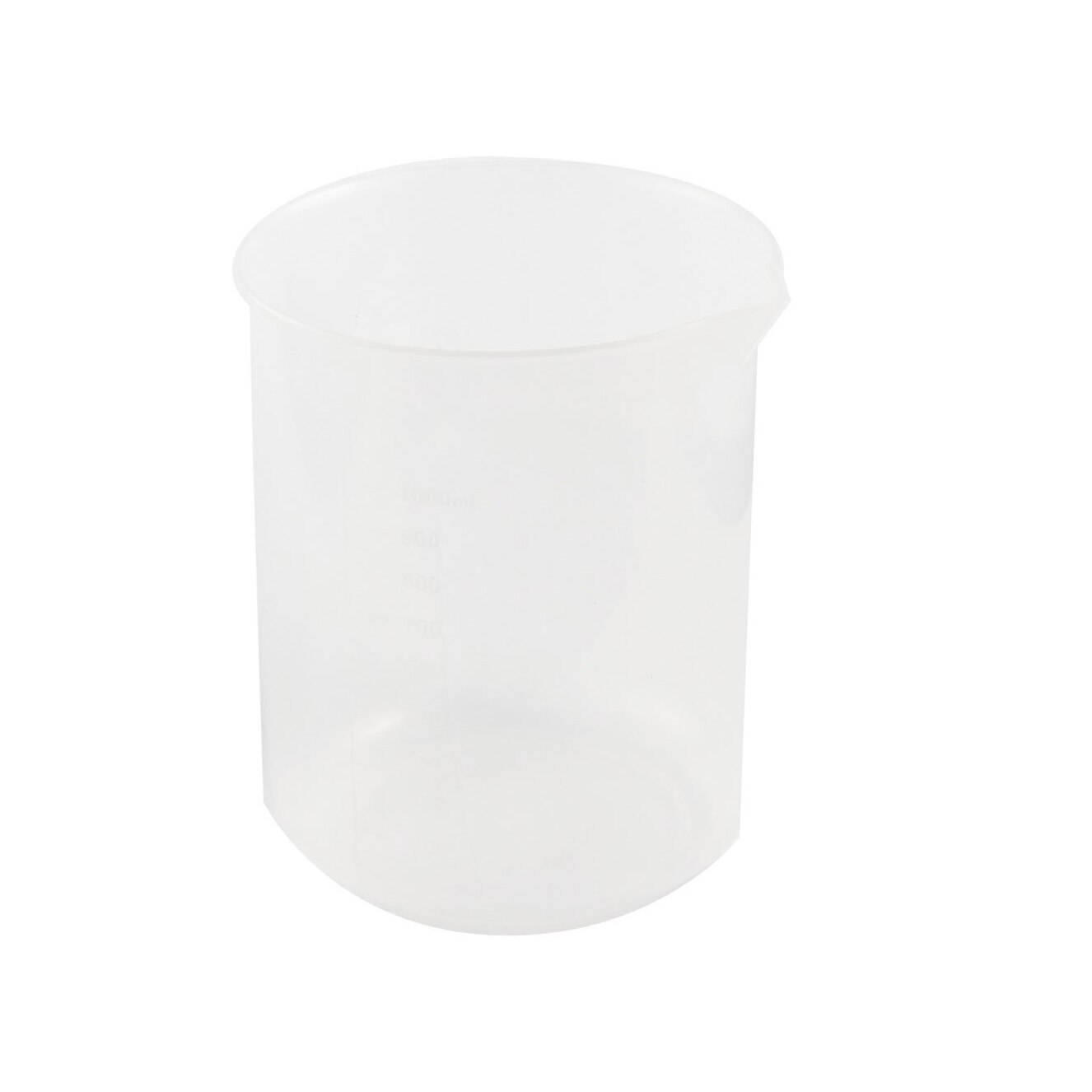 Clear White Plastic 250mL Measuring Cup Beaker for Flour Liquid