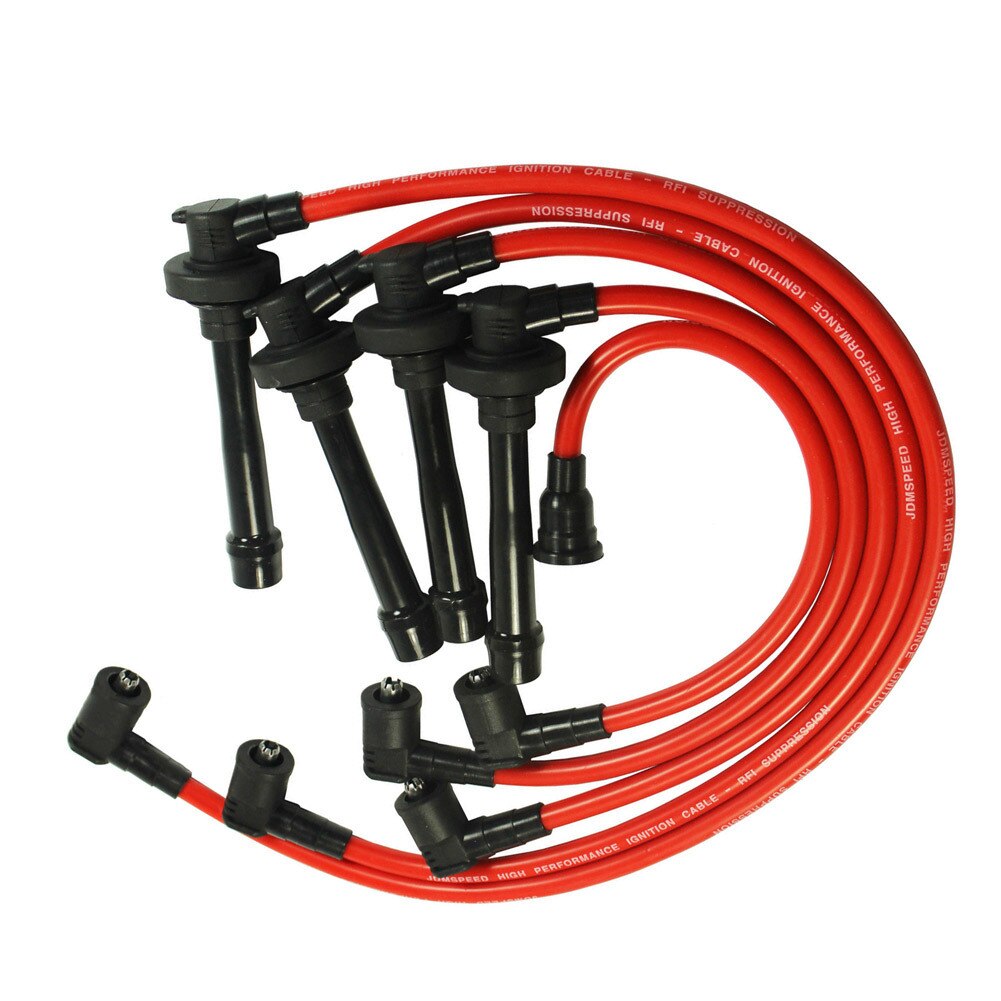 1Pcs Hoge Druk Ontsteking Lijn Scheidslijn Bougie Bougiekabel Set Voor 92-02 Honda Accord Civic del Sol Spiraal Core: Default Title