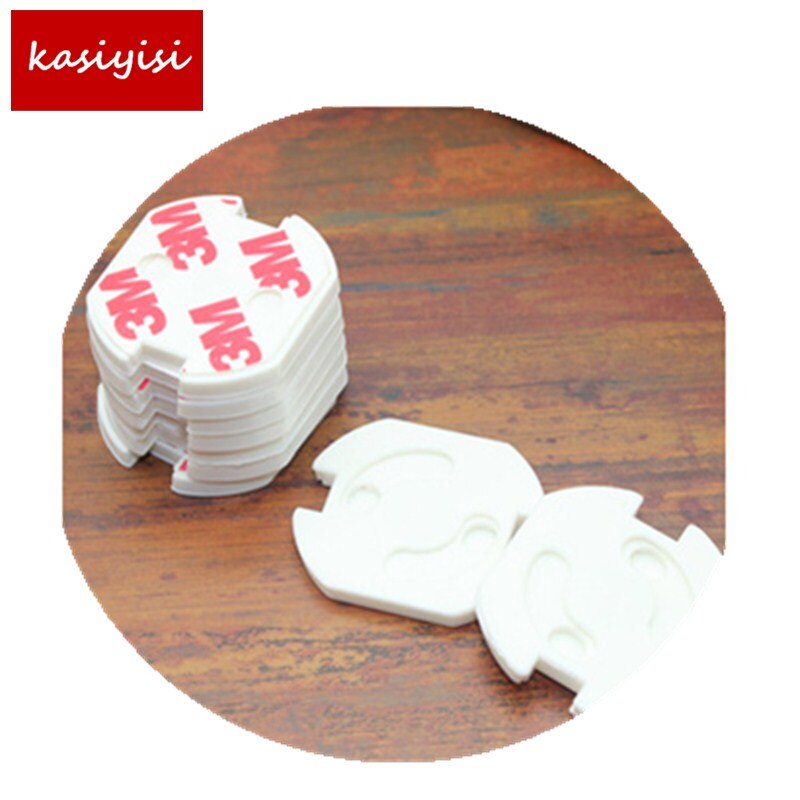 Couvercle de protection pour prise de courant ABS blanc, 100 pièces/lot, pour bébé