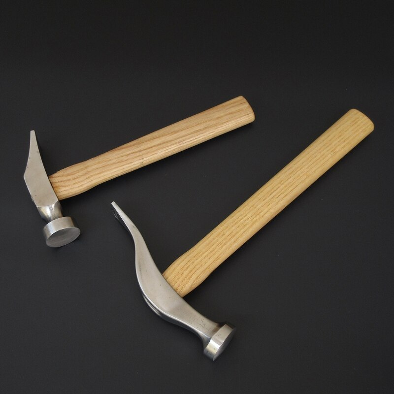 Leather Handmade Hammer with Wooden Handle for Tapping over Hand Stitches Lacing Welts Remmending Shoe Lightweight