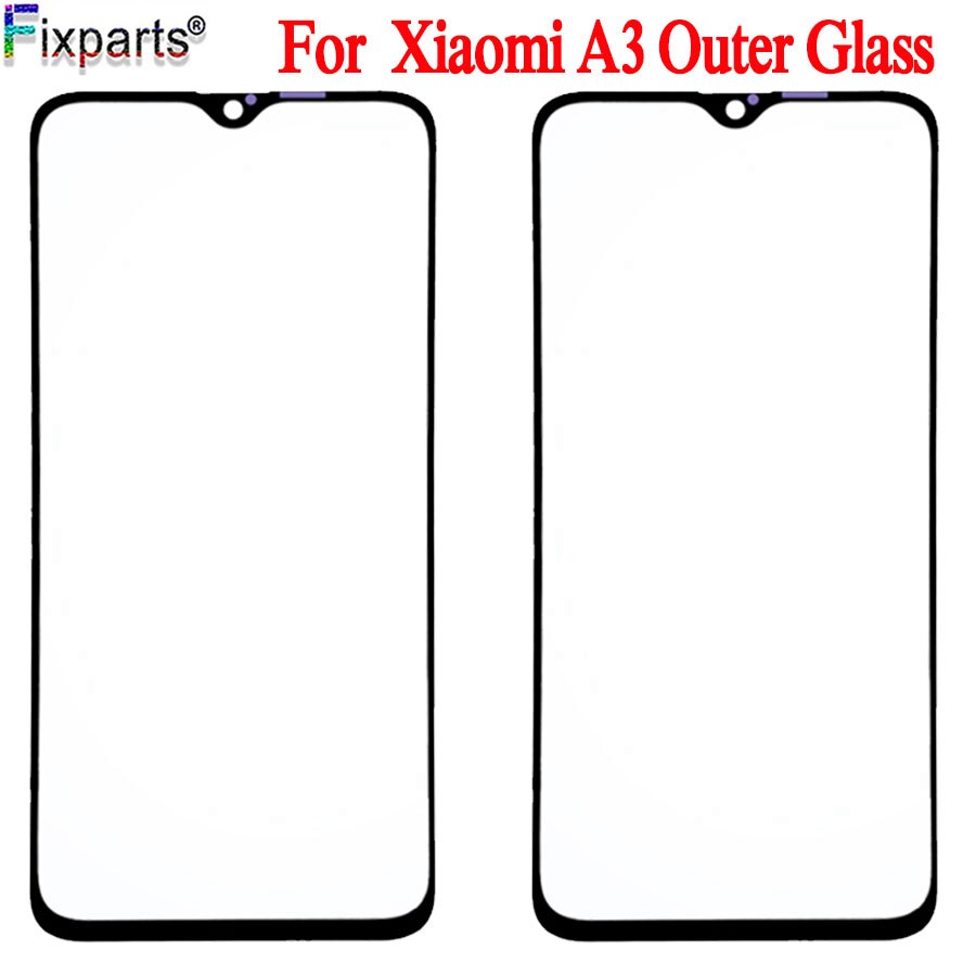 Voor Xiaomi Mi A3 Outer Glas Voor Glas Lens Replacement Screen Voor Xiaomi A3 CC9e Outer Glas Voor Xiaomi CC9e voor Glas