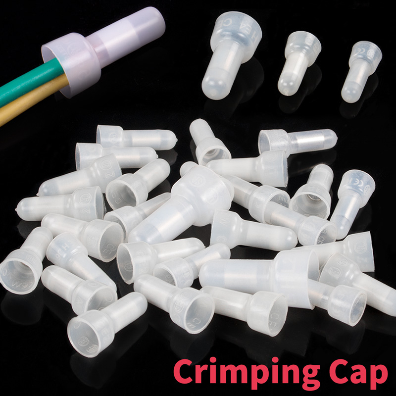 CE-1X CE-2X CE-5X Closed End Crimp Caps Electrical Wire Cable Closed Line Cap Terminal cable Connector Set AWG 12-10 16-14 22-16