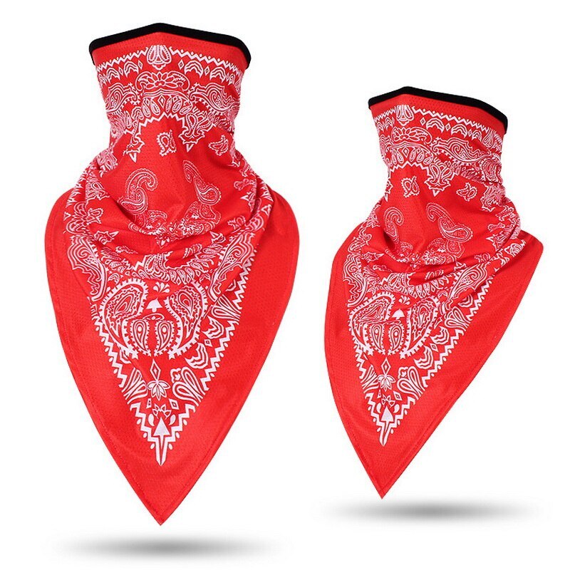 Unisex Windproof Thin Wrap Scarf Men Women Face Scarf Bandana Ear Loops Face Balaclava Neck Gaiters Digital Printed: 14-1pc