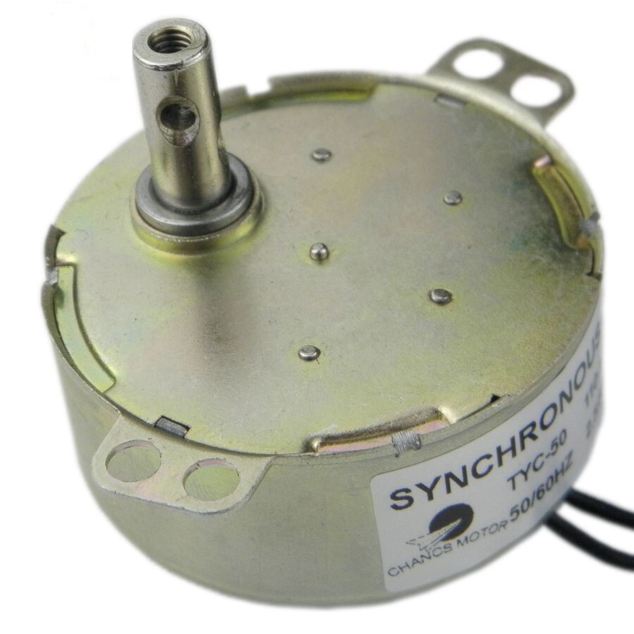 Tyc 50 liten fast synkronmotor  ac 110v 1 rpm -36 rpm elektrisk girmotor 15 rpm til viftemotor induksjonskomfyr peis