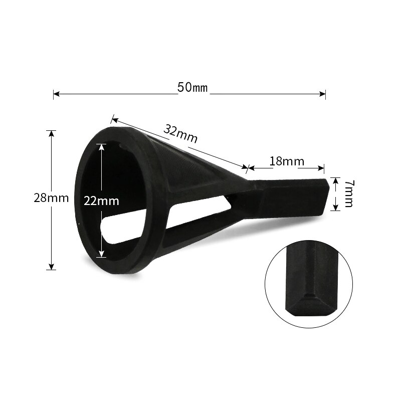 Ontbraamgereedschap van roestvrij staal met zeshoekige/driehoekige schacht, buitenafschuining, boor met hoge sterkte en hardheid, verwijdert bramen