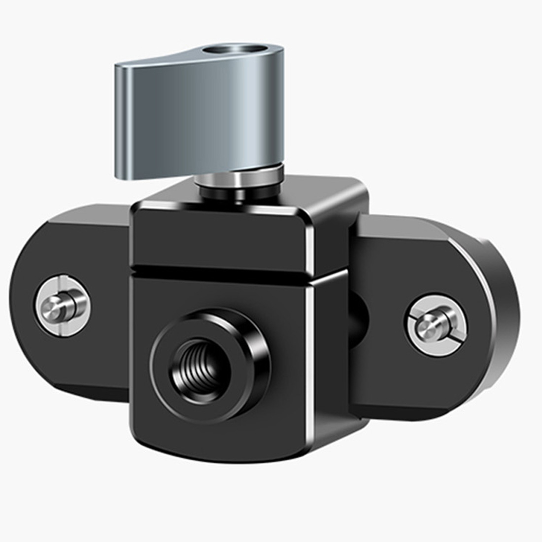 Standard NATO Rail Clamp with 54mm Quick Release Safety Rail 1/4 Mounting for DIY Magic Arm Camera Cage Rig Plate Monitor Holder