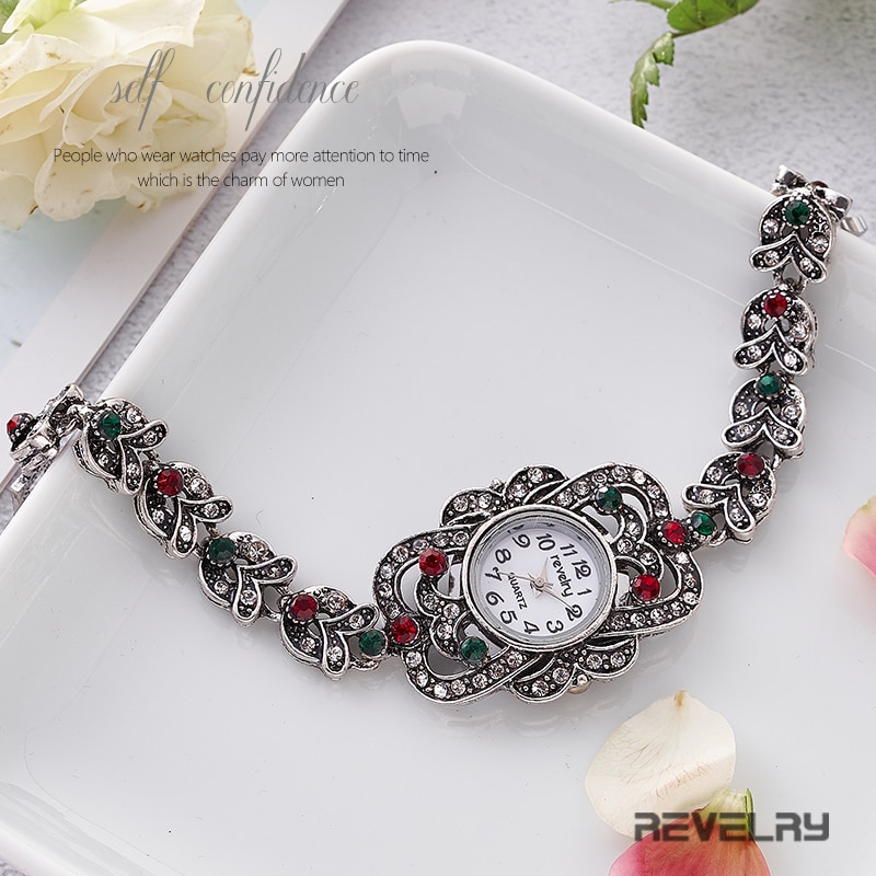 REVELRY Luxury Bracelet Watches Women Quartz Watches For Reloj Mujer Ladies Wrist Watch relogio feminino