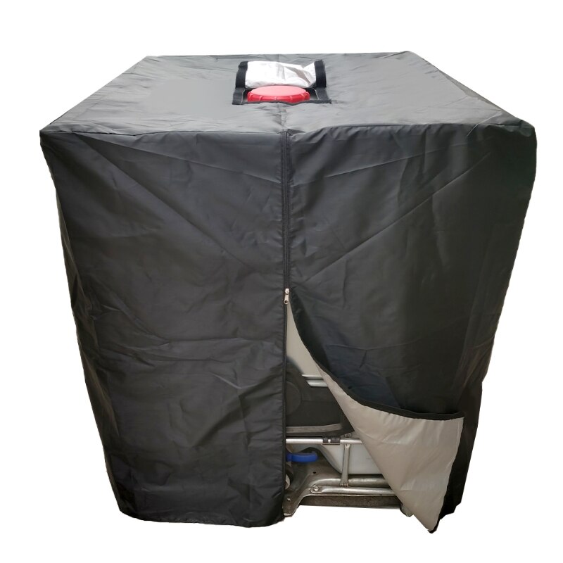1000L IBC Ton Barrel Protective Cover Waterproof Dustproof Rainwater 210D Outdoor Cover Tank Container Sunscreen Shade