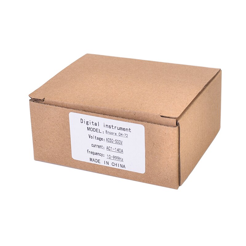 Ac Stroom Spanning Frequentie Digitale Display Meter Digitale Voltmeter Amperemeter AC50-500V AC1-140A 10-99.9Hz