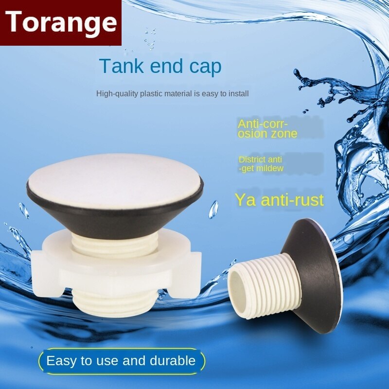 1/2inch toilet tank plug plastic connector water tower fish tank pool stainless steel bucket plug cap bathroom accessories
