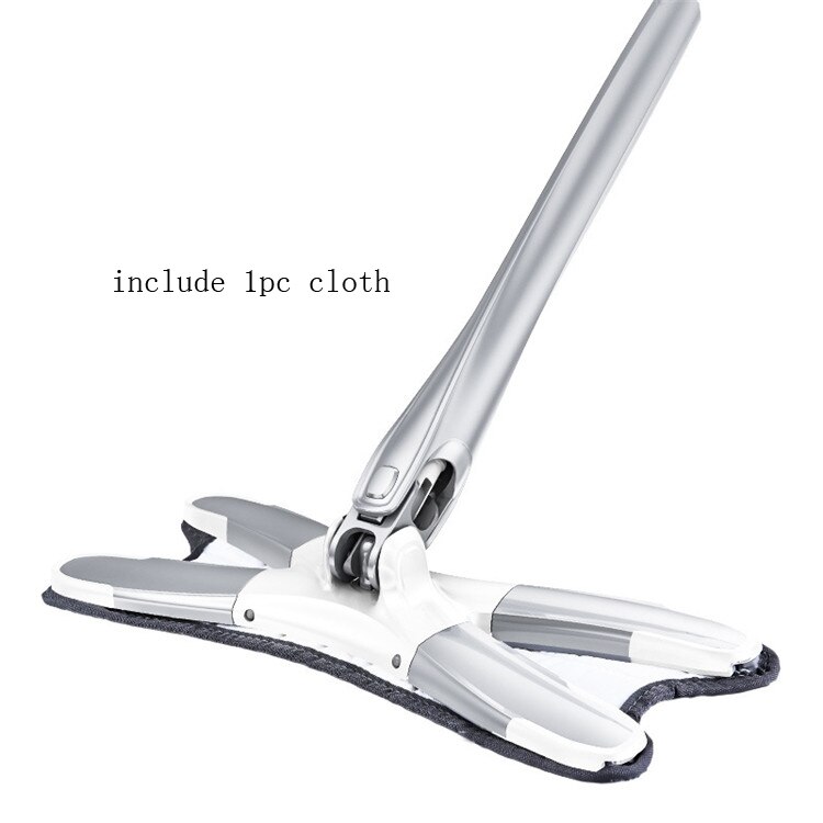 Clever Dreh Mops Austauschbare Haushalt Reinigung Werkzeug Boden Fenster Magie Mopp 360 Rotierenden Wringen Heimat Haus Büro Boden Scrubbe: 1 pc Stoff