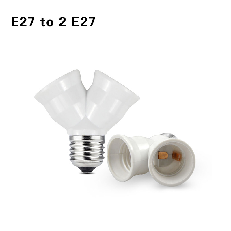 1pc Gu10 E12 E14 E26 E27 G24 B22 Fireproof LED CFL Lamp Holder Converter Light Socket Bulb Base Splitter Extension Adapter